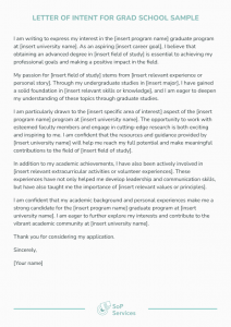 letter of intent for grad school letter of intent for grad school